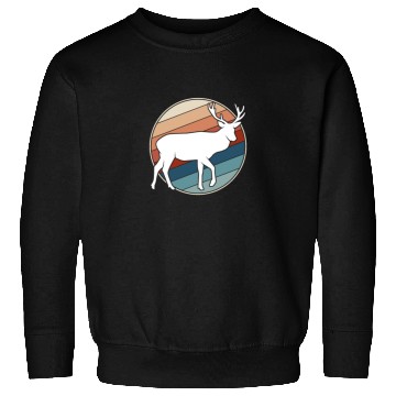 Discover Deer in Retro Style Sweatshirts