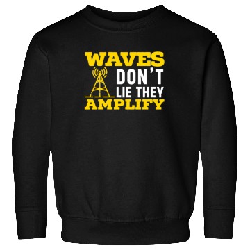 Discover Ham Radio Operator Morse Code Radioactivity Sweatshirts