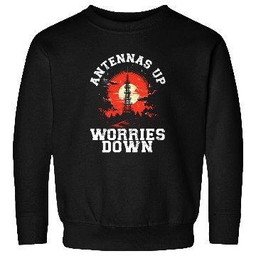 Discover Ham Radio Operator Morse Code Radioactivity Sweatshirts