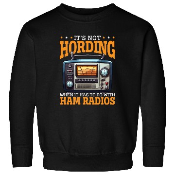 Discover Ham Radio Operator Morse Code Radioactivity Sweatshirts