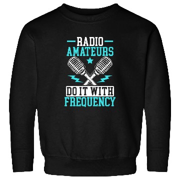 Discover Ham Radio Operator Morse Code Radioactivity Sweatshirts