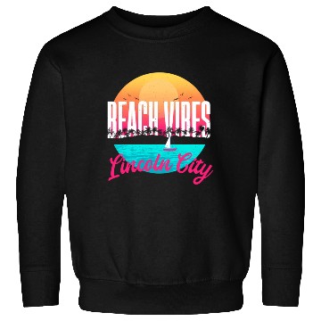 Discover Beachs Lincoln City Summer Oregon Tropical Beach Sweatshirts