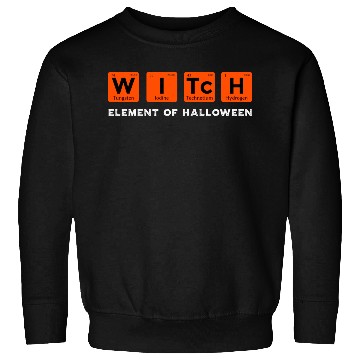 Discover Periodic Table Witch Element of Halloween Sweatshirts