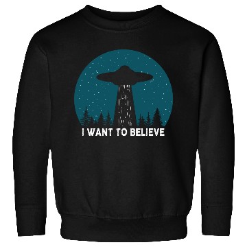 Discover I Want To Believe World Ufo Day Sweatshirts