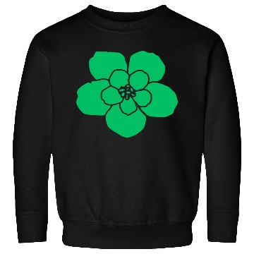 Discover green flower Sweatshirts