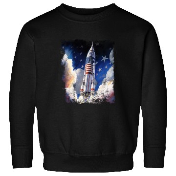 Discover Patriotic Starship US Astronauts Stars and Stripes Sweatshirts