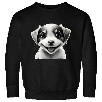 Discover Cheerful puppy [Clothing store][Clothes store] Sweatshirts