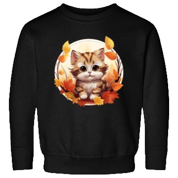 Discover Autumn Cat in Sunset: Sweet Serenity Sweatshirts