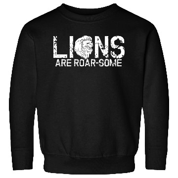 Discover Lion Roar Pun Lioness Mane Cub Wildlife Predator Sweatshirts