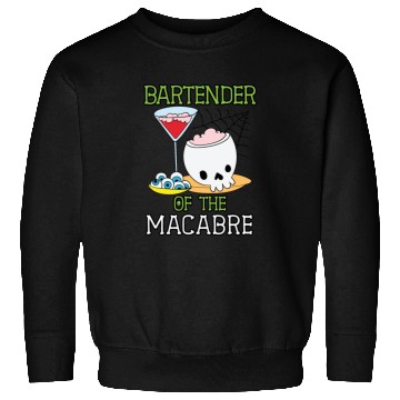 Discover Bartender of the Macabre Bartender Halloween Sweatshirts