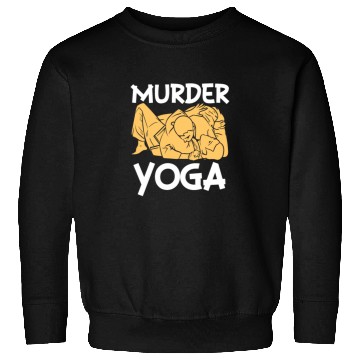 Discover Murder Yoga Sweatshirts