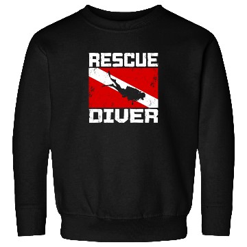 Discover Dive Master Rescue Diver Scuba Diving Instructor Sweatshirts