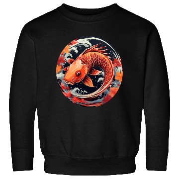 Discover Autumnal Koi Fish at Sunset Sweatshirts