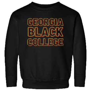 Discover Georgia Burger Black College (Invisible-Set) Ed. Sweatshirts