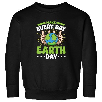 Discover Climate Change Environmental Earth Day Planet Sweatshirts