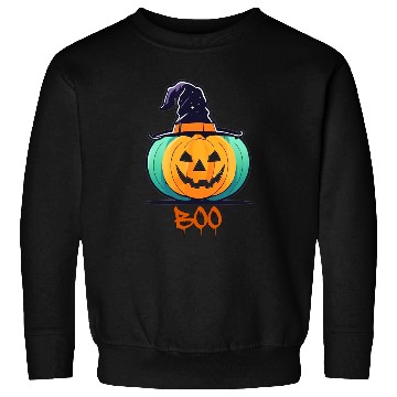 Discover Creepy Halloween Wizard Pumpkin Sweatshirts