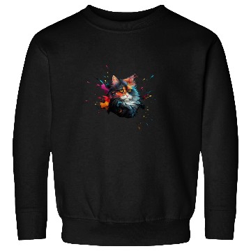 Discover Persian Cat Realistic Animal Portrait Sweatshirts
