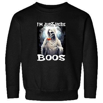 Discover Just Here For The Boos Scary Skeleton Sweatshirts