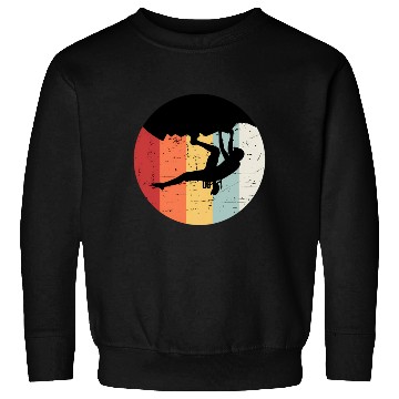 Discover Climber Climbing Bouldering Free Climbing Sweatshirts