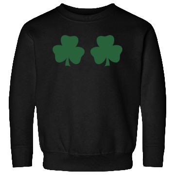 Discover St Patricks Day Shamrock Breasts Boobs Sweatshirts