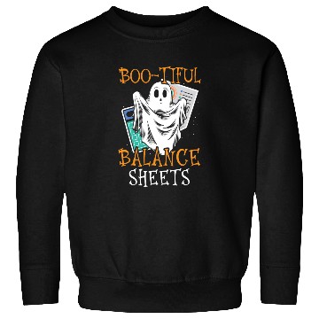 Discover Boo-tiful Balance Sheets Accountant Halloween Sweatshirts