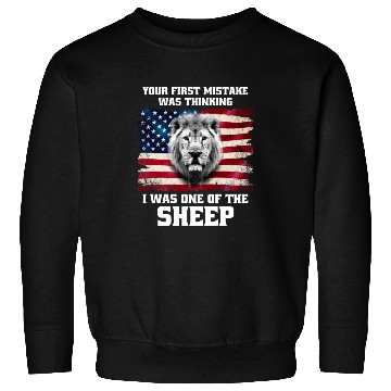 Discover American flag and lion Sweatshirts