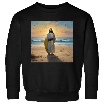 Discover Surfing Jesus Sweatshirts