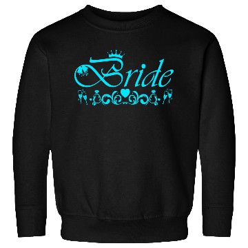 Discover Bride Bachelorette Party Blue Sweatshirts