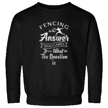 Discover Fencer Training Winner Sword Fighting Sweatshirts