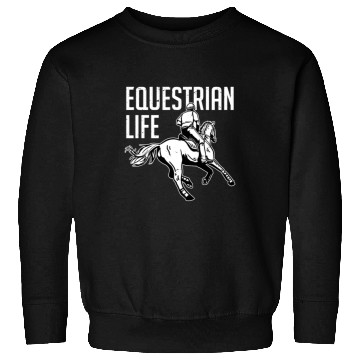 Discover Equestrian Life Riding Girl Horseback Sweatshirts