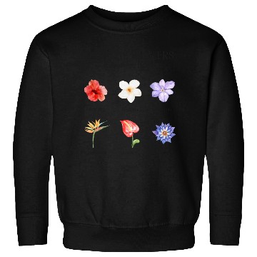 Discover Tropical Flowers, Flowers Gift Sweatshirts