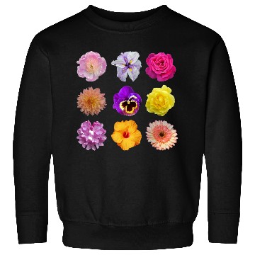 Discover Colorful spring flowers pattern Sweatshirts