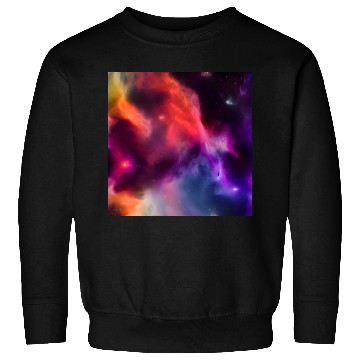 Discover Galaxy nebula abstract design Sweatshirts