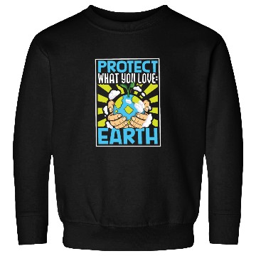 Discover Climate Change Environmental Earth Day Planet Sweatshirts