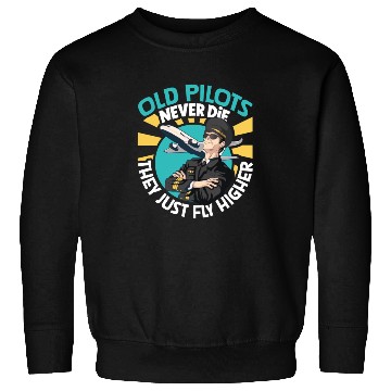 Discover Pilot Aviation Airplane Airline Future Pilots Sweatshirts