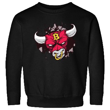 Discover Angry bull crypto sign Sweatshirts