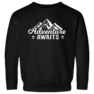Discover adventure awaits, camping, outdoor etc Sweatshirts