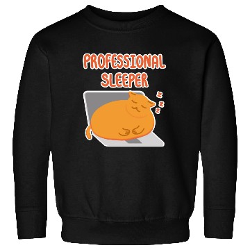 Discover Professional Sleeper Lazy orange cat Sweatshirts