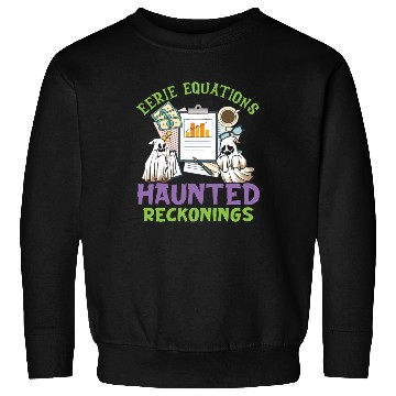 Discover Eerie Equations Haunted Reckonings Halloween Sweatshirts