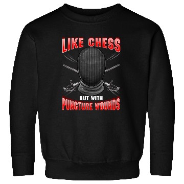 Discover Fencing Like Chess But With Puncture Wounds Athlet Sweatshirts