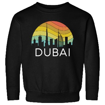Discover Dubai Skyline City Arab Emirates Uae Arcihtecture Sweatshirts