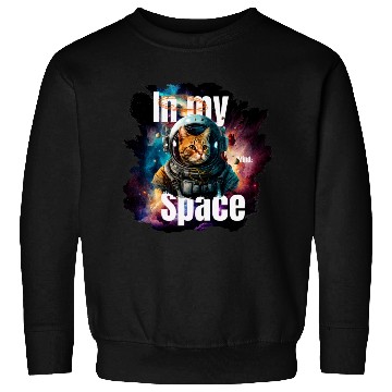 Discover In my Mind Space Cat Astronaut Design Pets Lover Sweatshirts