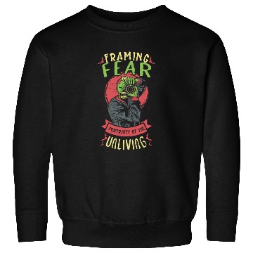 Discover Zombie Photographer Horror Photographer Spooky Sweatshirts