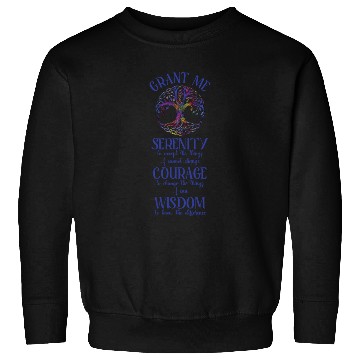 Discover Serenity Prayer with Tree of Life Sweatshirts