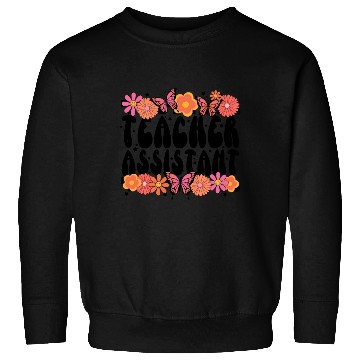 Discover Floral Teacher Assistant Sweatshirts