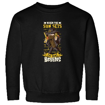 Discover Vampire Hunter Undead Slayer Stake and Cross Sweatshirts