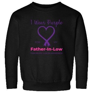 Discover Pancreatic Cancer I Wear Purple For My Father Sweatshirts