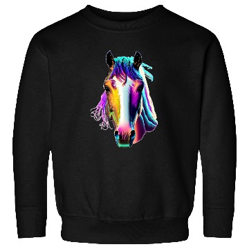 Discover Neon Horse Sweatshirts