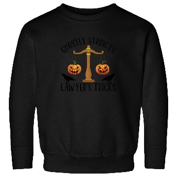Discover Ghostly Verdicts Lawyer's Tricks Lawyer Halloween Sweatshirts