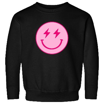 Discover light pink face lightning bolt eyes Sweatshirts